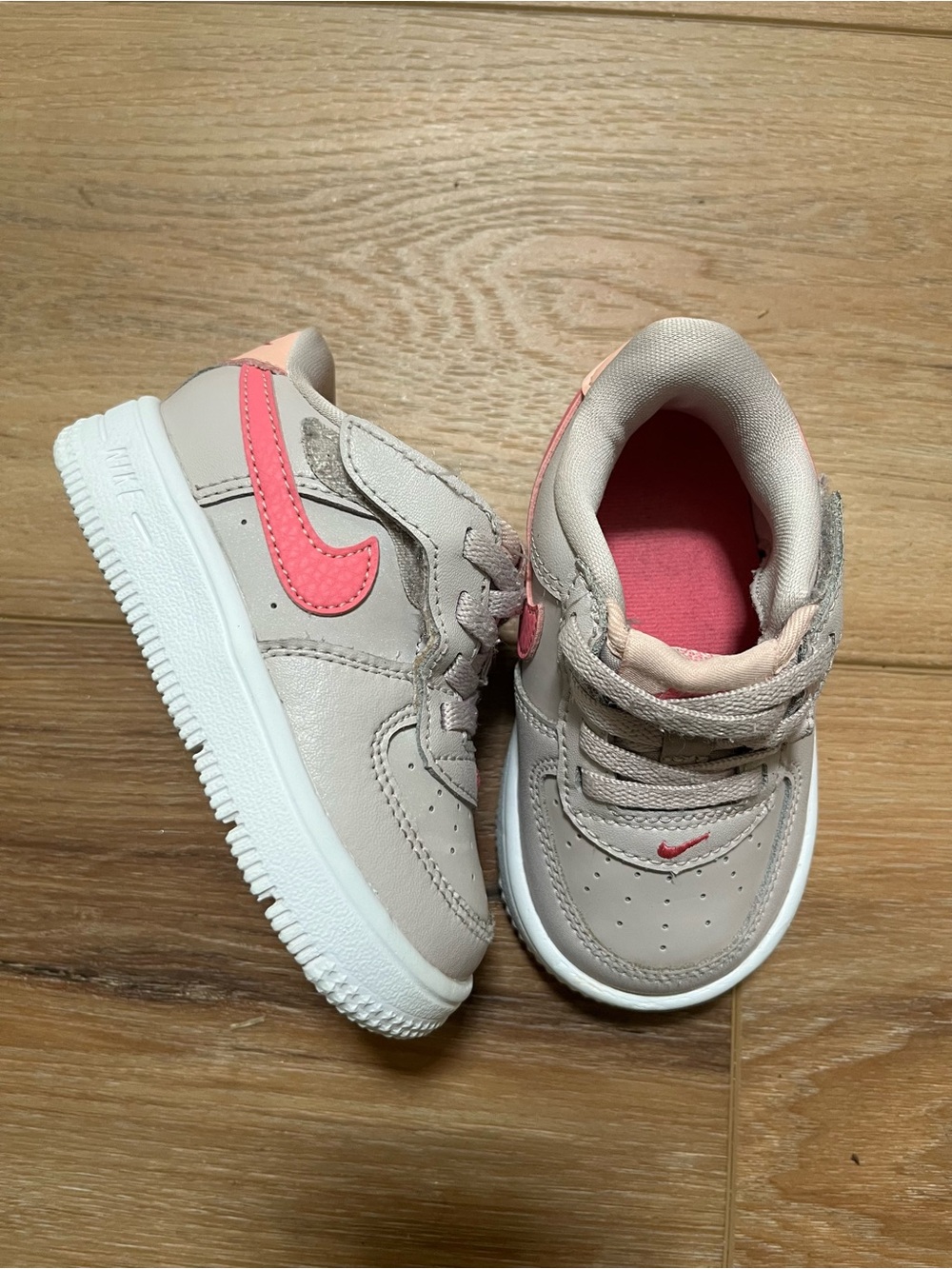 Nike air force 1 low mauve pink swoosh sneakers shoes 6C